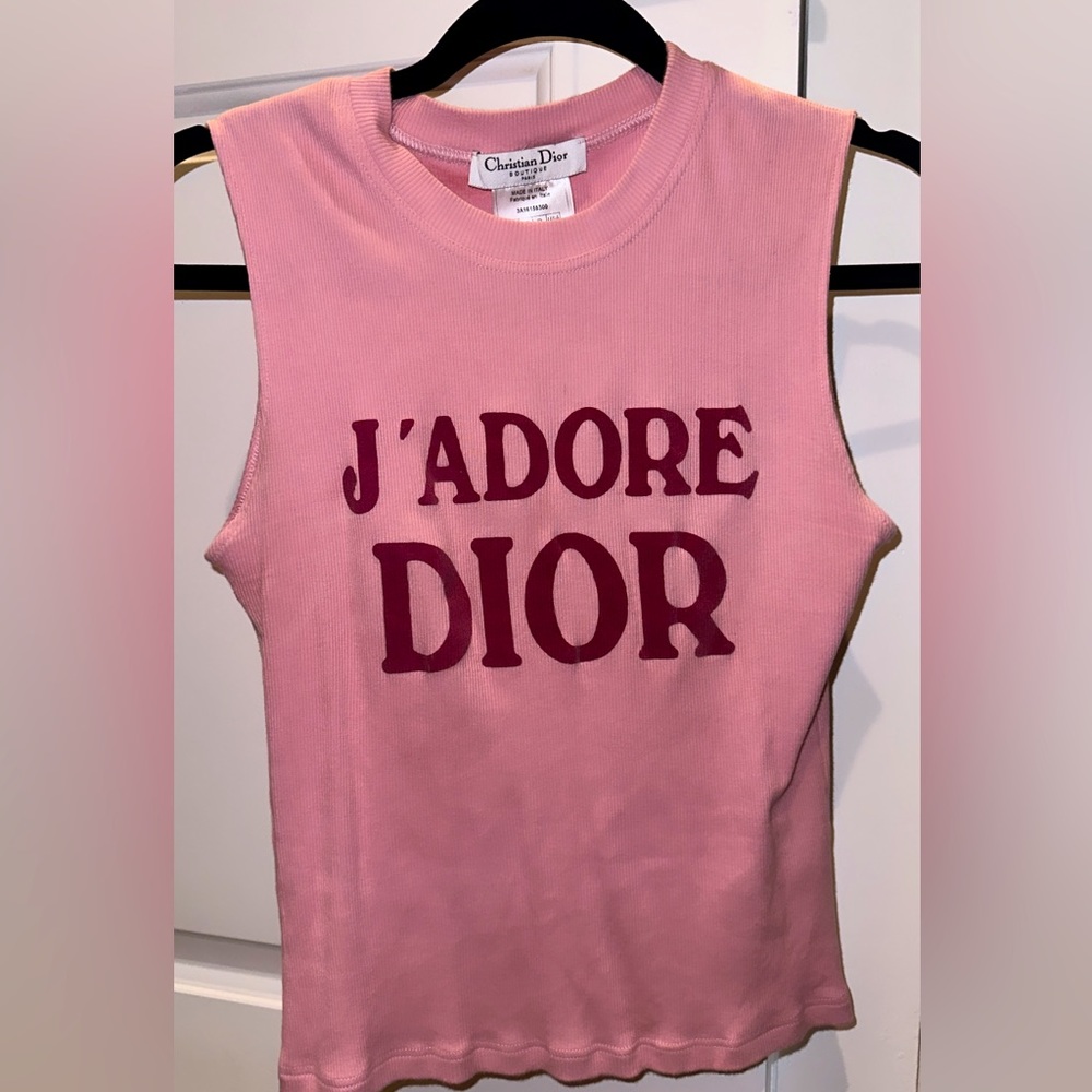 Rare Vintage Christian Dior tshirt! Super cute, fits fabulous! US size 6.